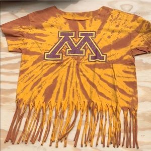 Tie Dye university of Minnesota top